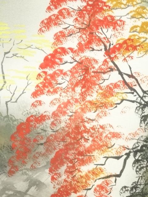 道具 ] - 道具 菊地翠峰筆 四季山水 四幅対 肉筆絹本掛軸（共箱